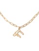 Luxury Thickness Chai Outline Necklace with Paperclip Chain - 925 Ster