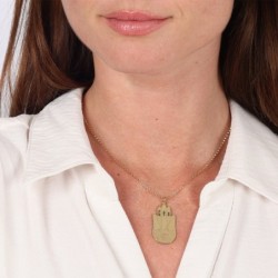 Personalized Hamsa Pendant Name Necklace for Moms - Up To 5 Names