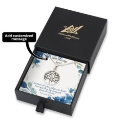 Woman of Valor Gift Box With Sterling Silver Tree of Life Necklace - A