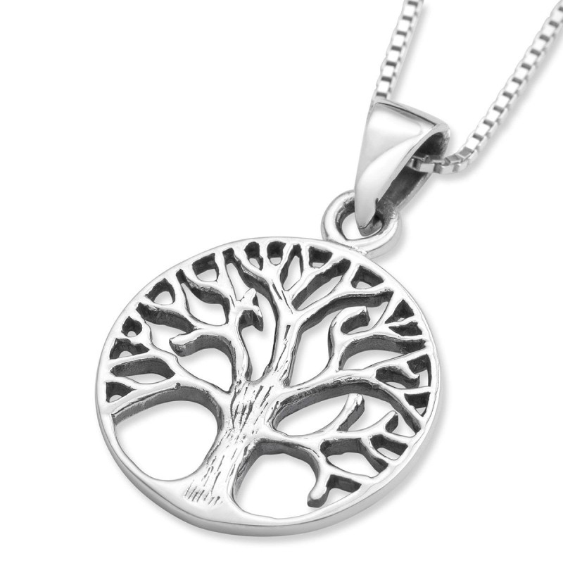 Coffret cadeau Femme de Valeur avec collier arbre de vie en argent sterling - A