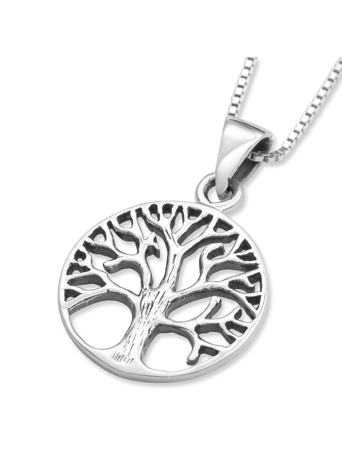 Coffret cadeau Femme de Valeur avec collier arbre de vie en argent sterling - A