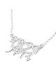 Collier personnalisé en argent sterling avec nom hébreu biblique ancien - T