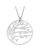 Collier Prénom Personnalisé Arbre de Vie Rond pour Mamans - Jusqu'à 4 Prénoms