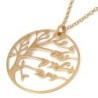 Round Tree of Life Personalized Name Necklace for Moms - Up To 4 Names