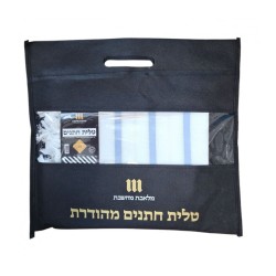 Acrylic Non Slip Tallit Textured Checke... | Traditional Prayer Shawls