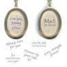 Art in Clay Handmade Sterling Silver and Ceramic Personalized Pomegran