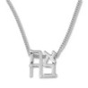 Ahava (Love) Sterling Silver Pendant Necklace
