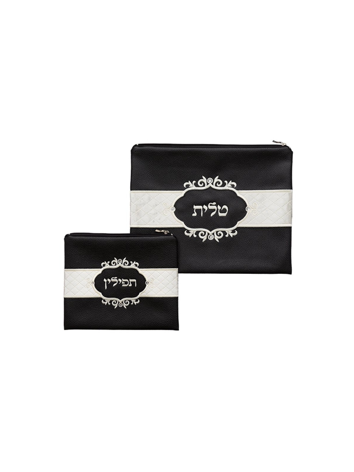 Faux Suede Tallit and Tefillin Bag Set Navy... | Talit & Tefillin Bags