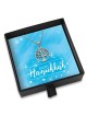 Hanukkah Gift Box - Tree of Life Circular Pendant Necklace