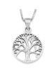 Hanukkah Gift Box - Tree of Life Circular Pendant Necklace