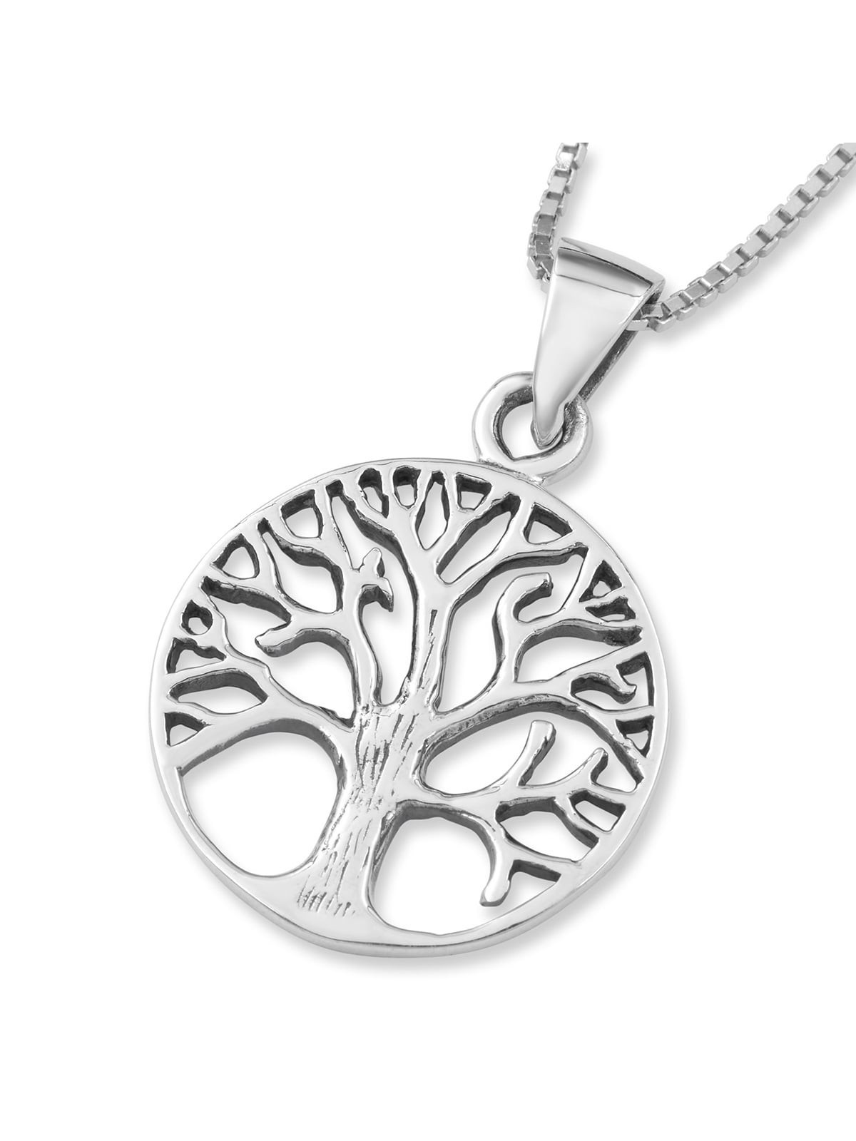 Coffret cadeau Hanoukka - Collier pendentif circulaire arbre de vie