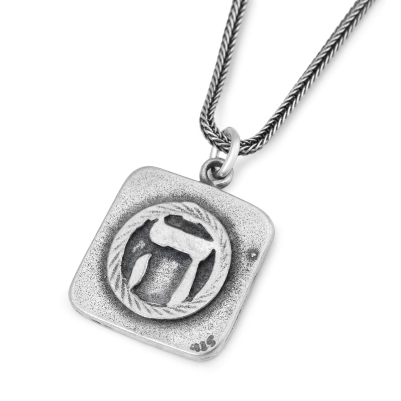 Fruitful & Prosperous: Silver Medallion Necklace for Men