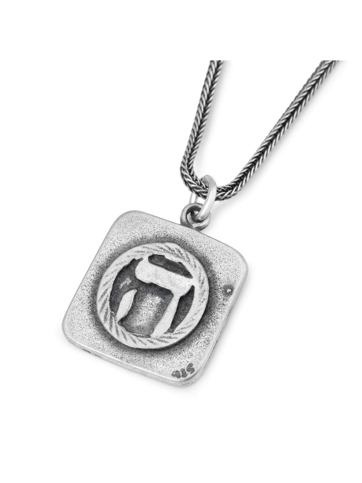 Fruitful & Prosperous: Silver Medallion Necklace for Men