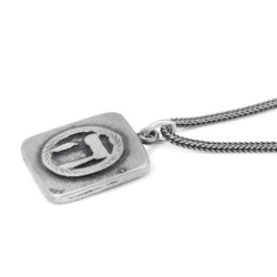 Fruitful & Prosperous: Silver Medallion Necklace for Men