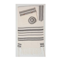 Weaving Creation Hand Woven Tallit Masore... | Weaving Creation Tallit