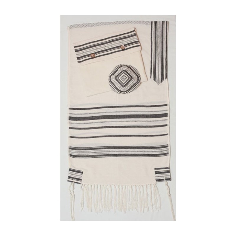 Weaving Creation Hand Woven Tallit Masore... | Weaving Creation Tallit