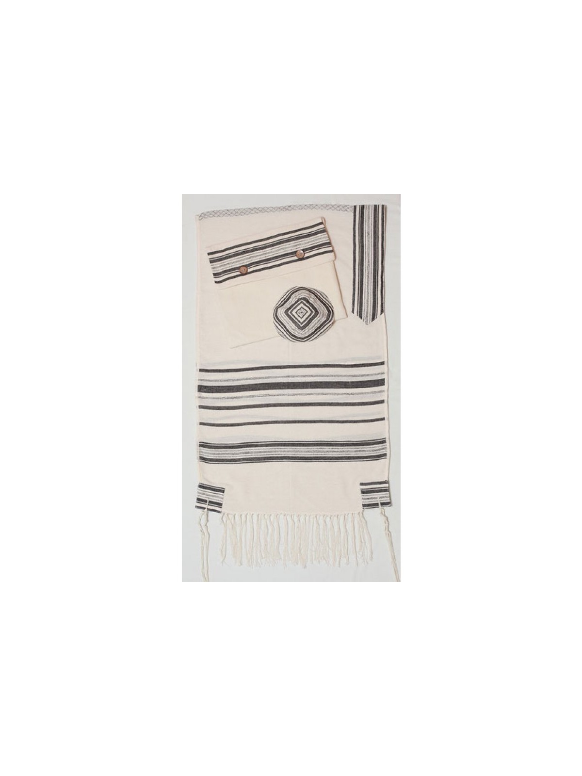Weaving Creation Hand Woven Tallit Masore... | Weaving Creation Tallit
