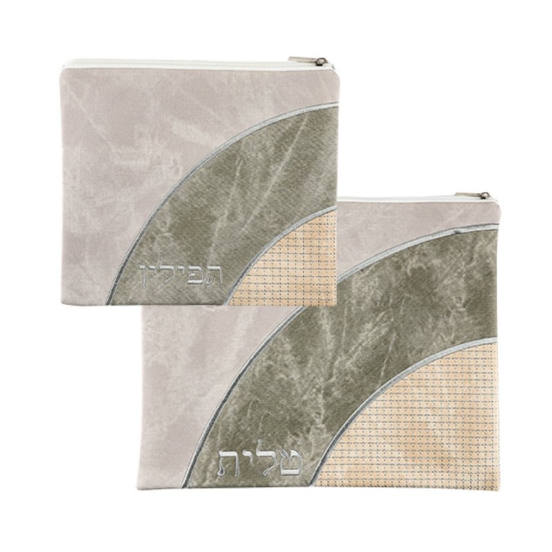 Faux Leather Tallit and Tefillin Bag Set Si... | Talit & Tefillin Bags