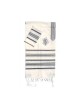 Gabrieli Handwoven White Wool Tallit S... | Gabrieli Hand Woven Tallit