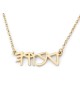 24K Gold-Plated Silver Ancient Biblical Hebrew Name Necklace