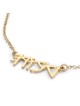 24K Gold-Plated Silver Ancient Biblical Hebrew Name Necklace