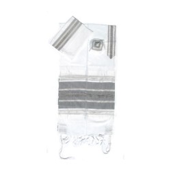 Gabrieli Handwoven White Silk Tallit S... | Gabrieli Hand Woven Tallit