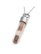 Layered Soil from the Land of Israel Glass Pendant