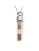 Layered Soil from the Land of Israel Glass Pendant