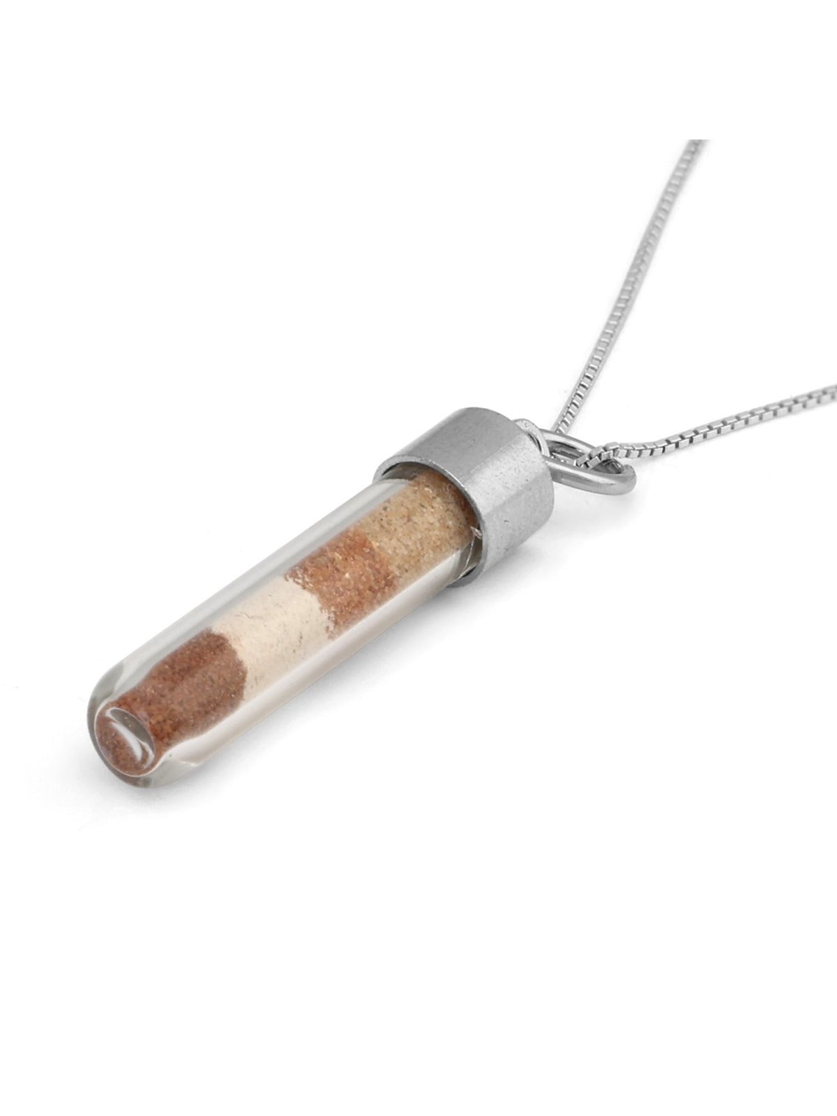 Sol en couches du pendentif en verre de la terre d’Israël