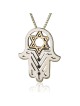Coffret cadeau Love of My Life avec Hamsa en argent sterling et étoile de Dav en or