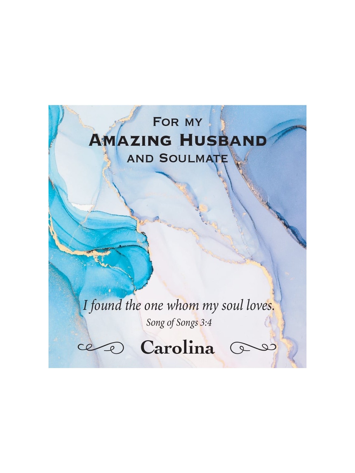 Amazing Husband Gift Box With Sterling Silver 'Guard You' Mobius Strip