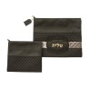 Black Faux Leather Tallit Tefillin Bag Set ... | Talit & Tefillin Bags