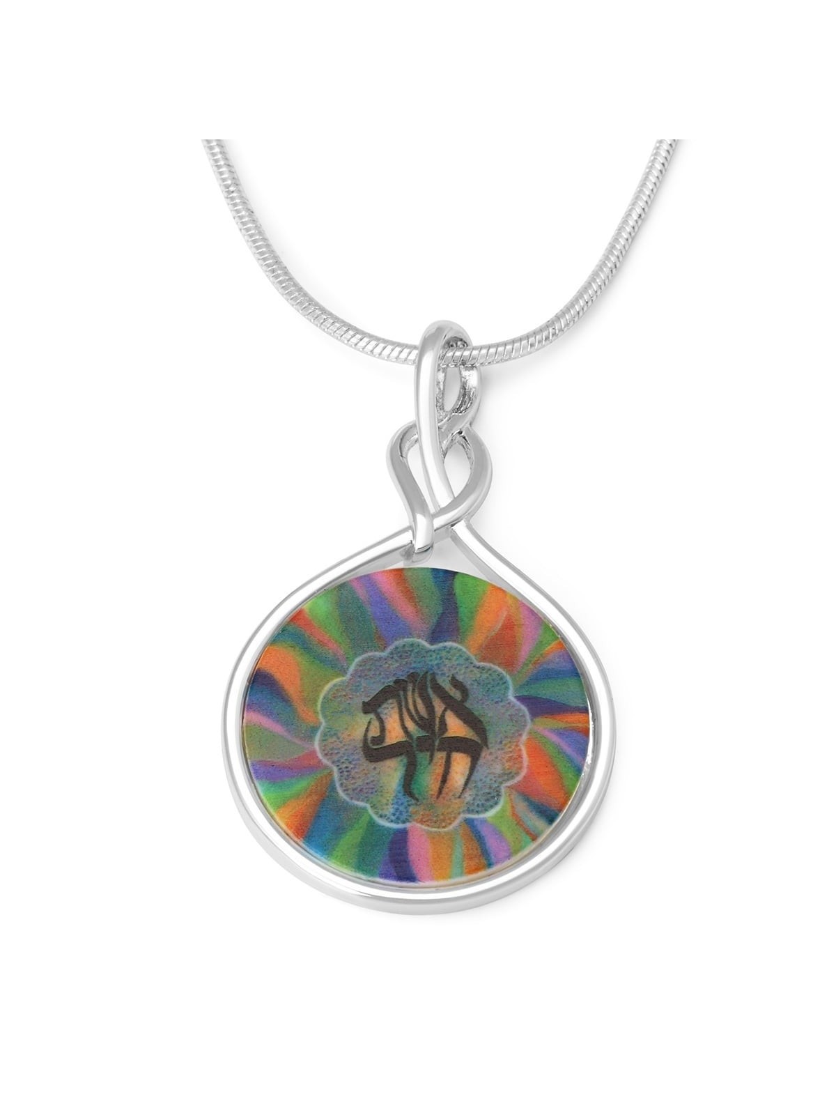 Jordana Klein Large Silver Plated Eshet Chayil (Woman of Valor) Neckla