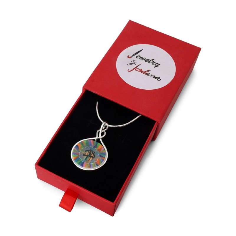 Jordana Klein Large Silver Plated Eshet Chayil (Woman of Valor) Neckla