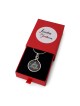Jordana Klein Grand collier étoile juive plaqué argent