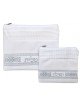 Tallit and Tefillin Bag Set Off White Faux ... | Talit & Tefillin Bags