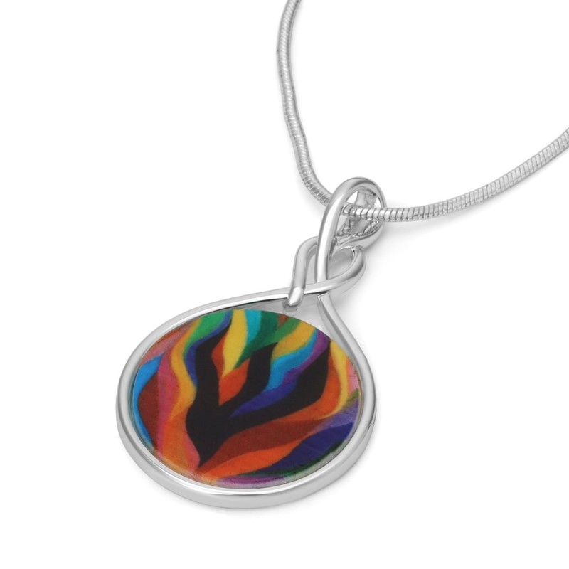 Jordana Klein Large Silver Plated Shin Necklace