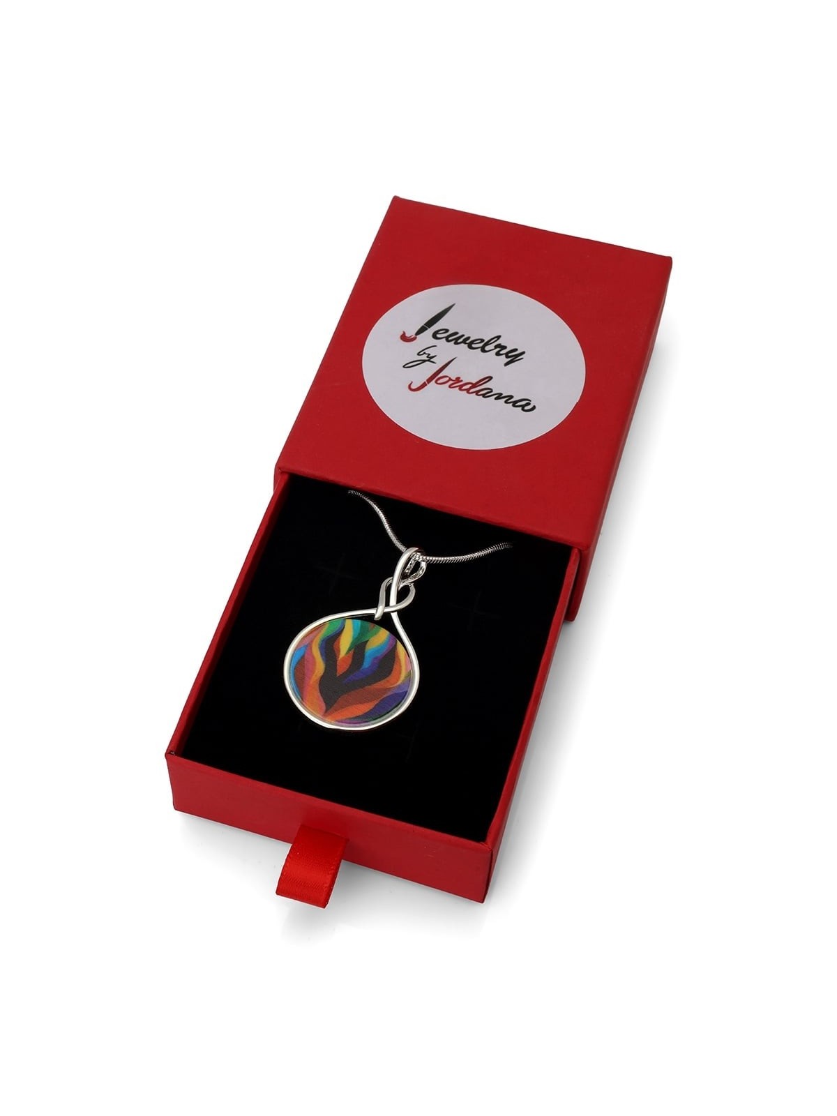 Jordana Klein Large Silver Plated Shin Necklace