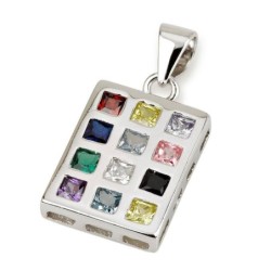 Pendentif Hoshen en argent sterling 925