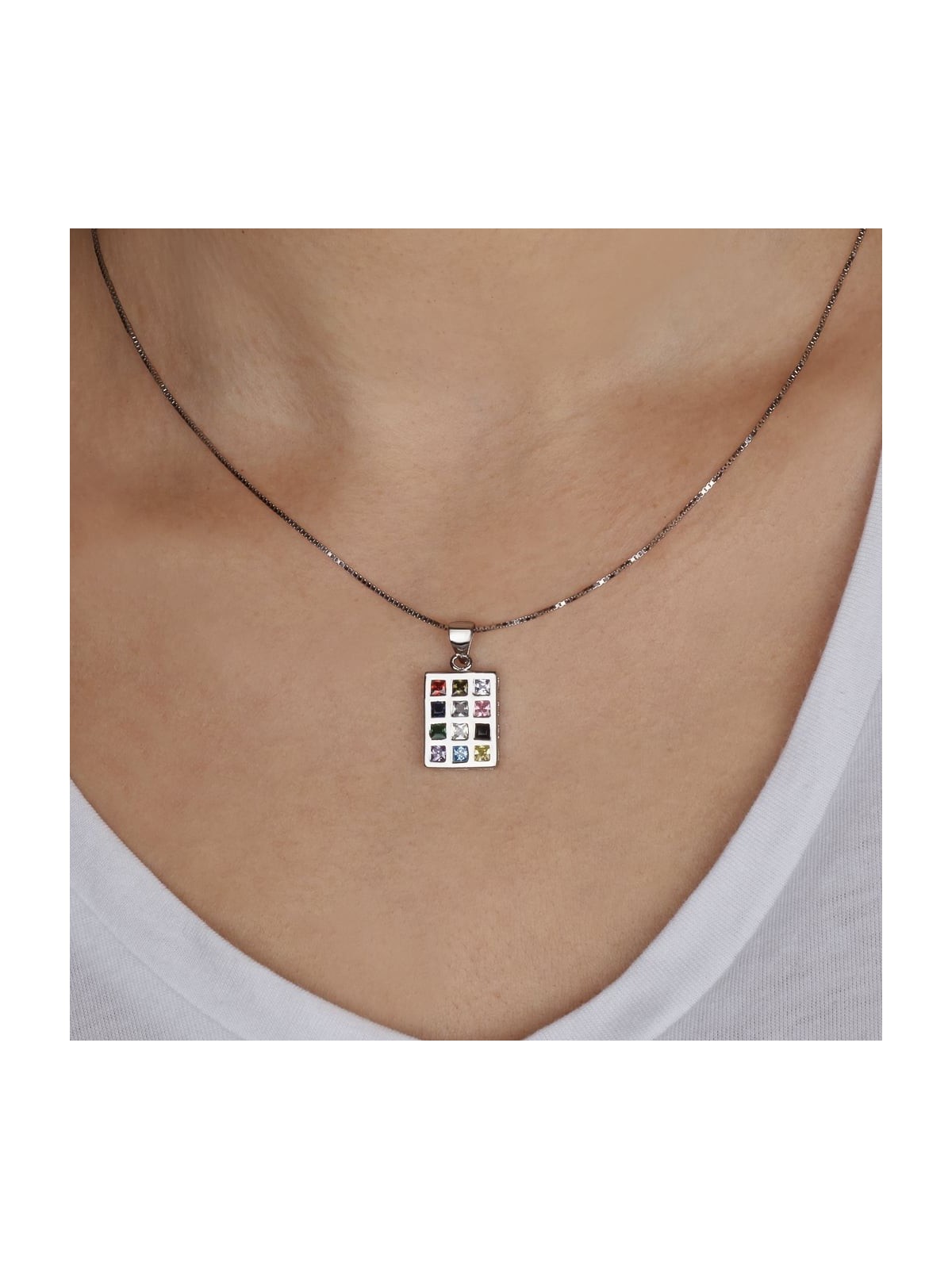 925 Sterling Silver Hoshen Pendant