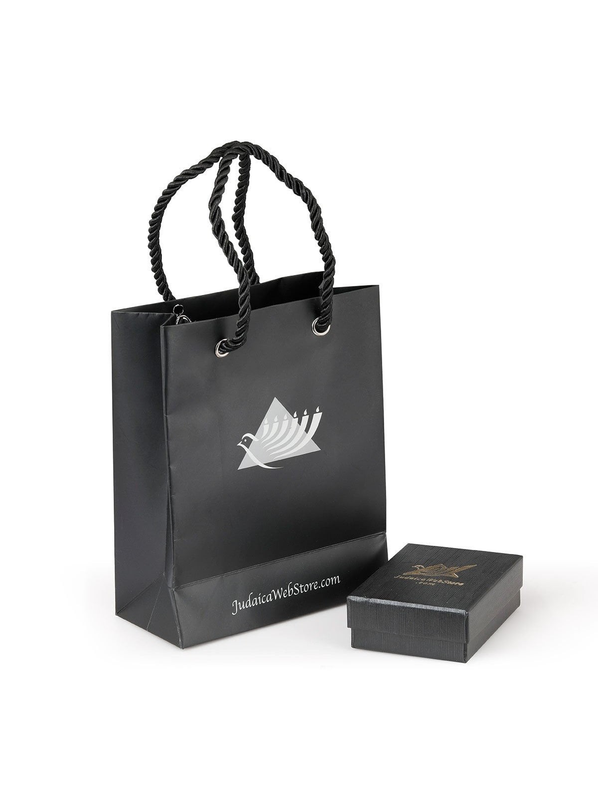 Sterling Silver Customizable Hebrew Name Necklace (Classic Modern Scri