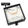 Priestly Blessing Gift Box With Customizable Hebrew Name Necklace - Ad