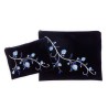 Ronit Gur Navy Velvet Tallit Bag Set Embroi... | Talit & Tefillin Bags