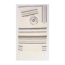 Weaving Creation Hand Woven Tallit Malchu... | Weaving Creation Tallit