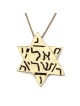 Star of David 14K Gold Pendant Necklace - Israel Museum Collection