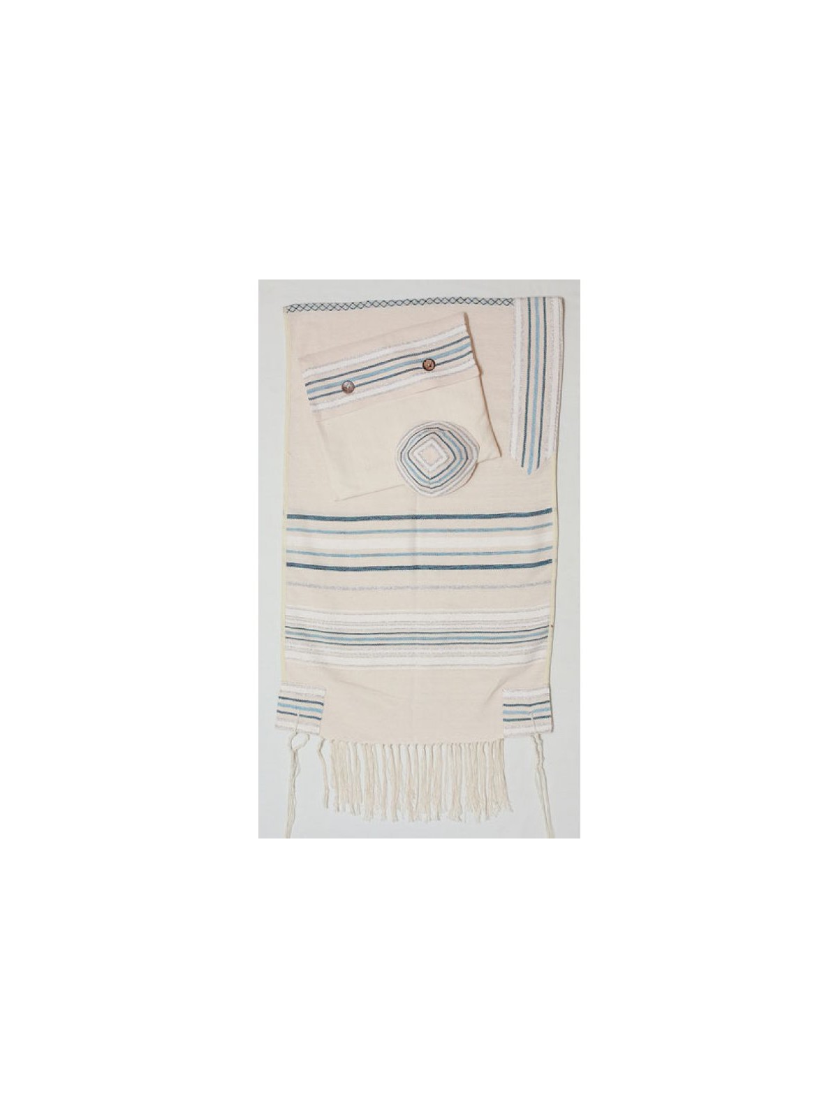Weaving Creation Hand Woven Tallit Chesed... | Weaving Creation Tallit