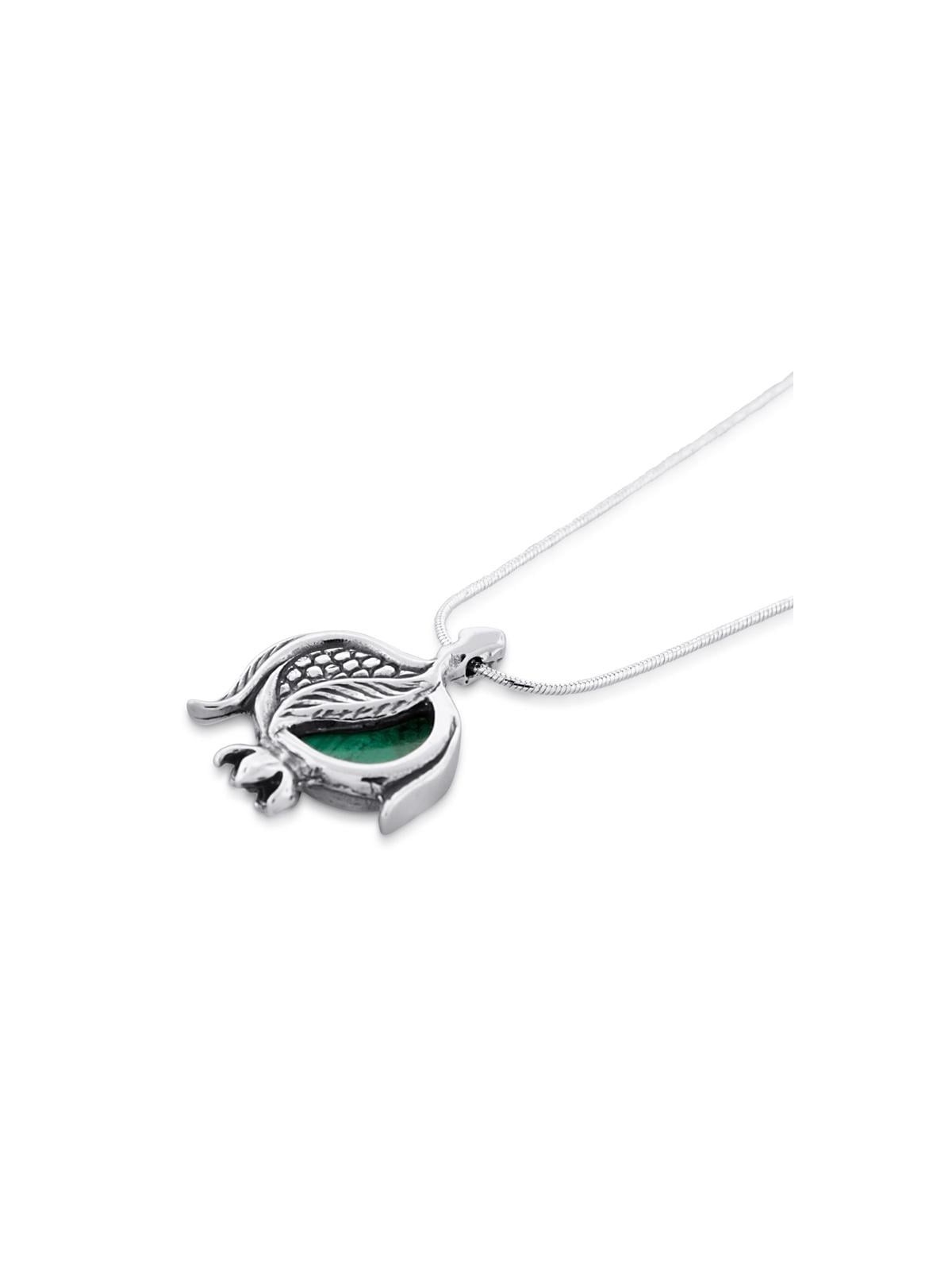 Collier Split Eilat Stone et Grenade Argent