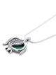 Split Eilat Stone and Silver Pomegranate Necklace