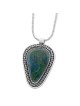 Collier en argent sterling et pierre d'Eilat