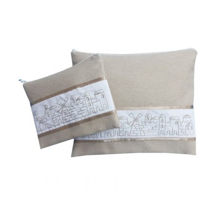 Ronit Gur Tallit and Tefillin Bag Set Embro... | Talit & Tefillin Bags